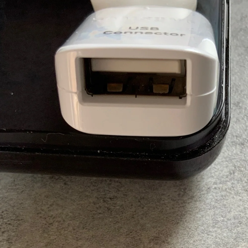 Samsung USB Connector, Ear Bud Covers and carrying Case